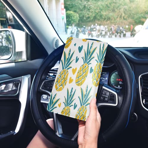 Organizador para auto de cuero miniatura 6