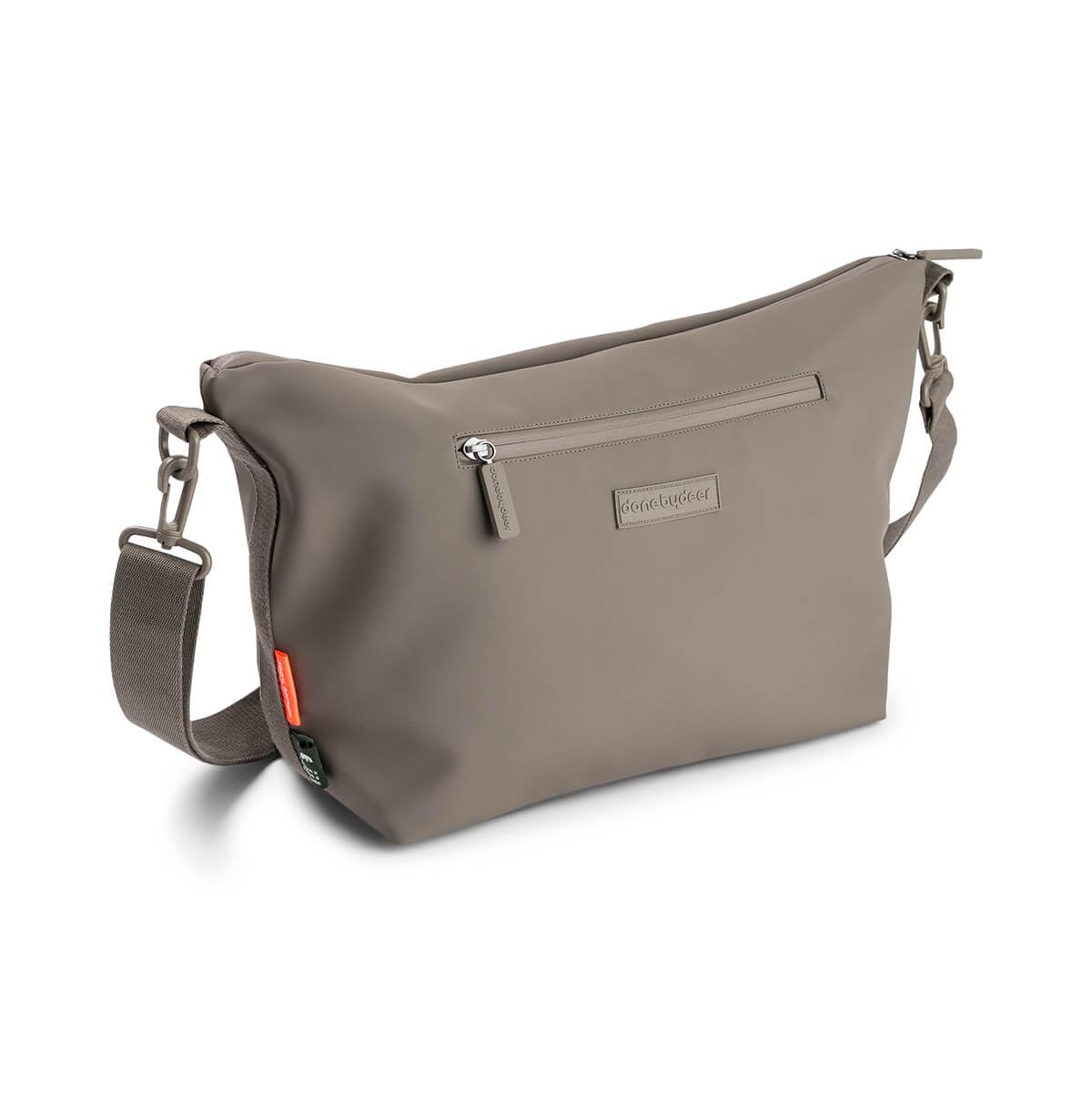 Done by Deer Bolsa para cochecito de bebé, bolsa para pañales, con gancho para cochecito, impermeable, correa ajustable para el hombro, múltiples compartimentos, 10 l, sostenible de poliéster