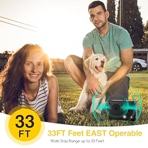 2024 Anti Barking Device for Dogs Indoor, Dog Bark Deterrent with 3 Adjustable Sensitivity & Frequency 33 FT Range Anti Barking Device Sonic Bark Deterrents