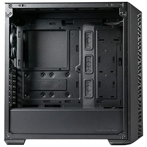 Image of Cooler Master MB520 Mesh Computer Case - Black | 360mm Radiator Support | 3 x 120mm ARGB Fans Pre-Installed | Type C Connector | Removable Top Panel | High Airflow Cabinet | PWM & ARGB Hub Included