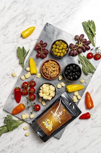 PUFFINS - Knuspriger Käse Keto Snack - Goudakäse - 100% Käse - Ohne Zucker, Kohlenhydrate - Protein Snack - Glutenfrei, Viel Eiweiß - 4x50g