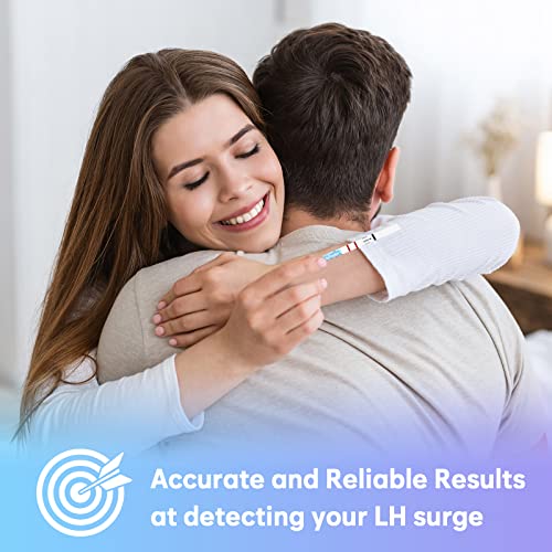 Image of Easy@Home Ovulation Test Strips, 100 Pack Fertility Kit with 100 Urine Cups | FSA Eligible Ovulation Predictor Kit for Women, Use with the Premom App for Daily LH Testing and Cycle Tracking