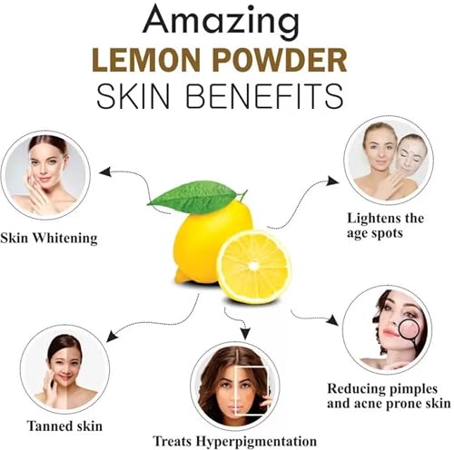 Image of Bioleaf Botanicals Lemon Peel Powder | 100% Pure & Natural | For Glowing Skin, Dandruff Control & Oil Balance | Rich in Vitamin C for Face & Hair Packs | Chemical-Free - 300g