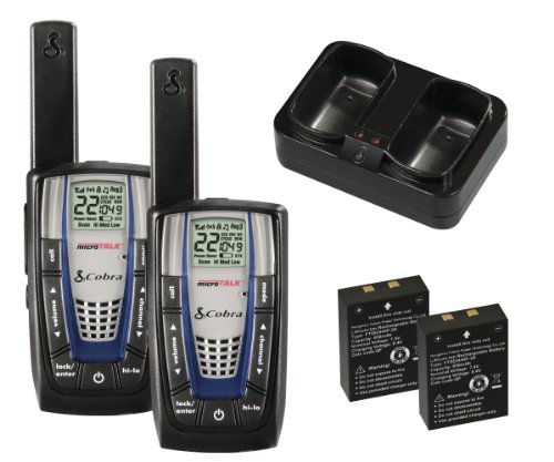 Cobra Electronics CBRCXR825 Cobra Walkie-Talkie microTalk CXR825 22-Channel Two-Way Radio (Pair)