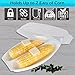 Home-X Microwave Corn Steamer with Lid - BPA-Free, Dishwasher Safe, Airtight Lid Corn on the Cob Microwave Steamer for Delicious and Perfectly Cooked Corn on the Cob in Minutes