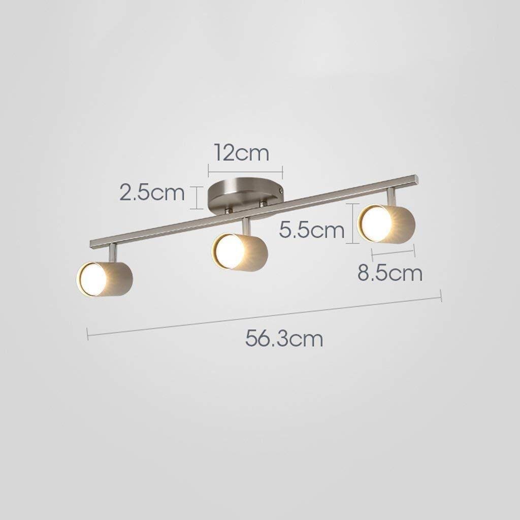 Suspension brossée haut de gamme minimaliste avec plafonnier 3 têtes design