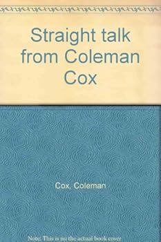 Hardcover Straight talk from Coleman Cox Book
