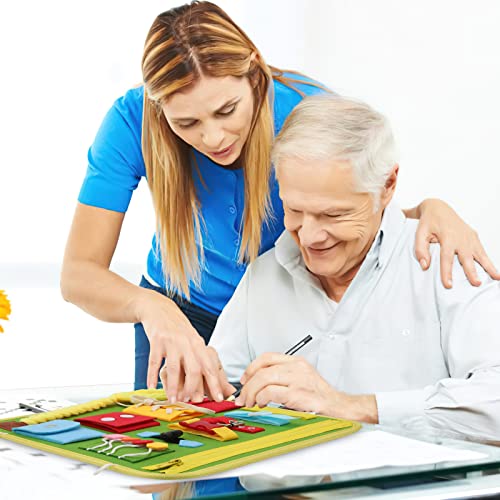 Manta sensorial para personas mayores de la demencia de Alzheimers para Alzheimers, estimulación sensorial y pérdida de memoria, alivio de la ansiedad Cover