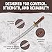 Condor Tool & Knife Kondoru Wakazashi | 1075 High Carbon Steel Wakizashi Sword with a Walnut Handle with a Textured Grip | Tactical Wakizashi Sword with Walnut Scabbard | 16.9in Blade | 35.3oz