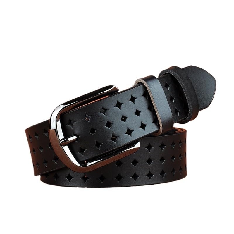Ceinture creuse élégante et polyvalente pour pantalon noir