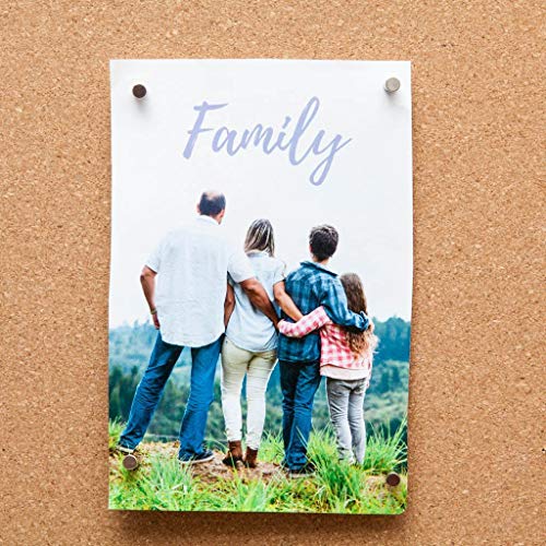 Thumb Tack Magnets, Innovative For Bulletin Office Pin Set, Magnetic Hangers For Class & School & Home, Silver Cylinder, Suitable On Poster, Map, Photo, Picture, Strong Pushpin Tacks - Bullseye Office #TOP6