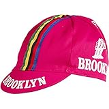Giordana Brooklyn Team Cycling Cap - World Stripes - coca-Brok (Diva Pink w/World Stripes - one Size)