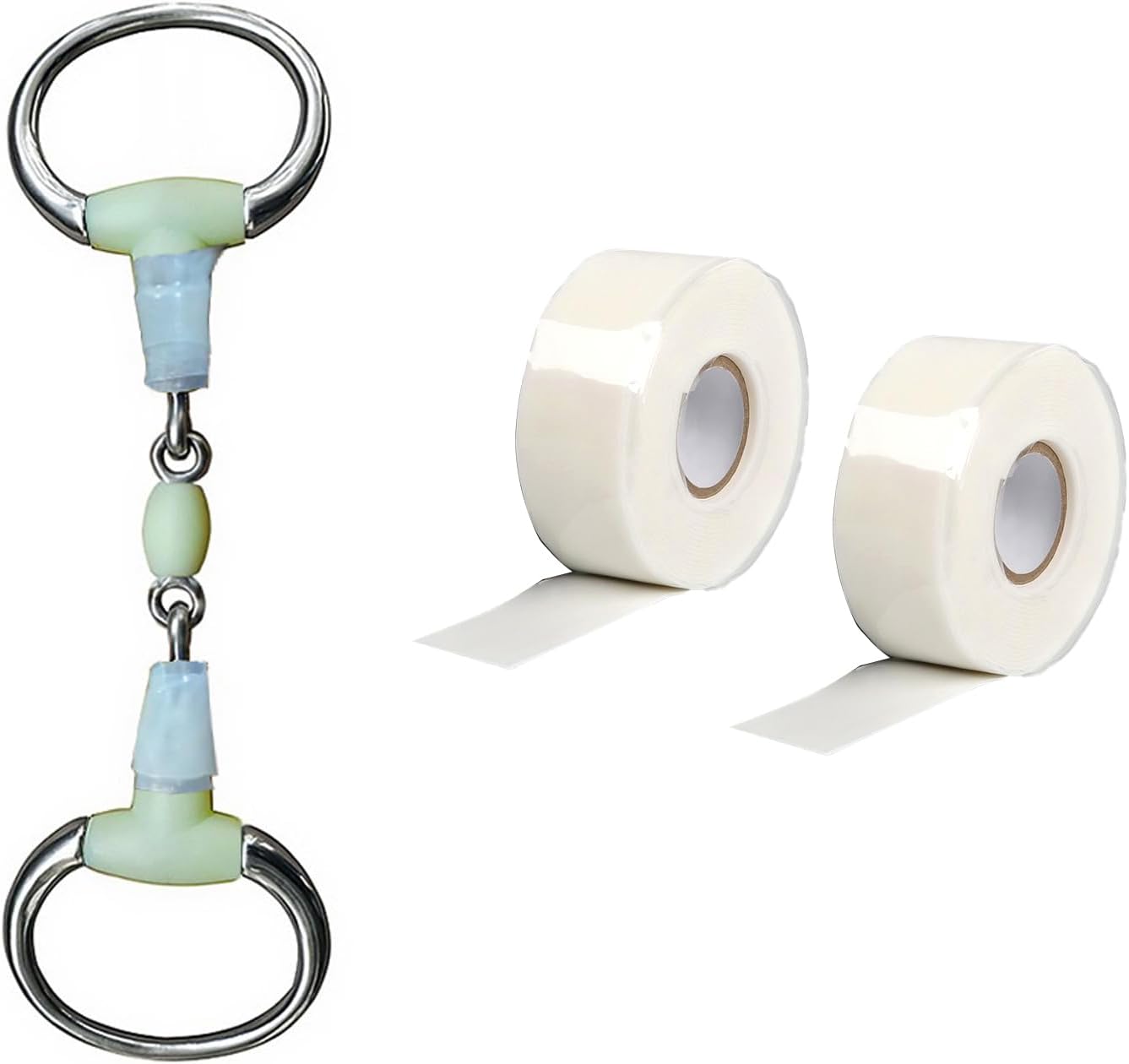 Dielianyi Horse Bit Wrap Tape 2 Rolls Ultimate Bit Protector Bit Guard Tape for Horses Bit Care Wrap for Equines Equestrian Bit Tape Bit Shielding Tape Equine Bit Wrap Horse Bridle Wrap Tape
