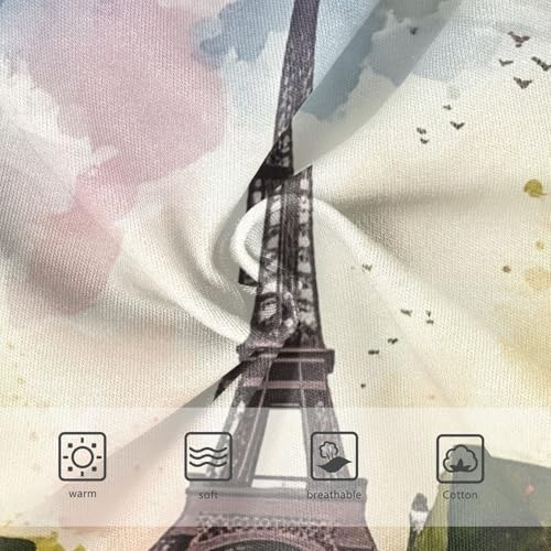 Toddler Underwear Floral 2t Cotton Cute Panties Girl Designer Briefs Undies Kids Painting Eiffel Tower Spring3