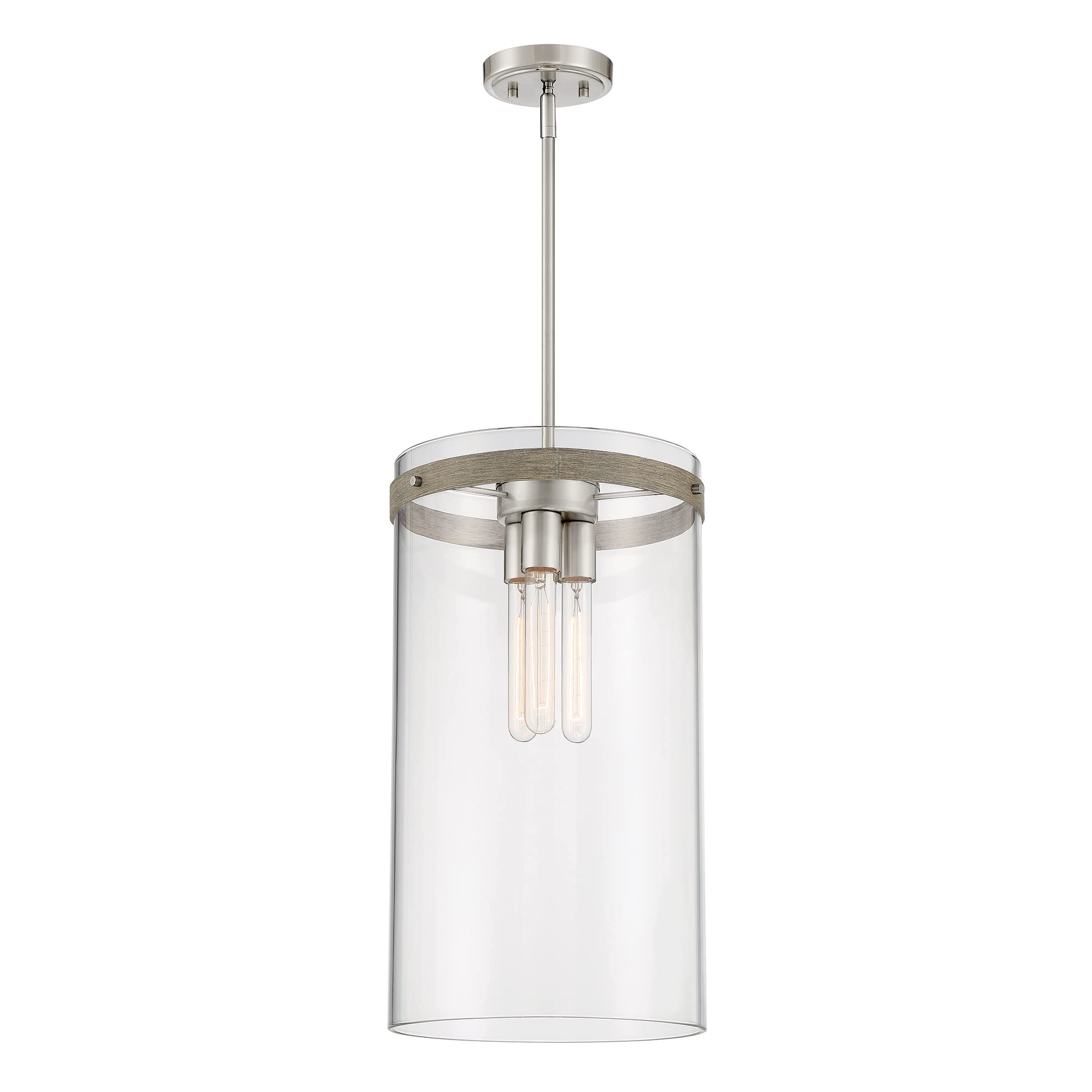 DESIGNERS FOUNTAINReflecta 3-Light Pendant, Brushed Nickel, D227M-11P-BN