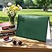 Gradplaza Diploma Cover for Certificate 8.5''x 11'' Padded Graduation Diploma Holder Smooth Certificate Cover Forest Green