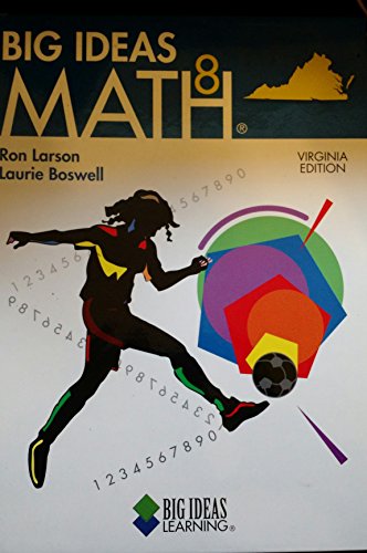 Big Ideas Math 8 (Virginia Edition, Blue) 1608401715 Book Cover