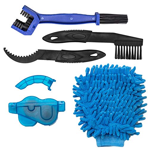 Angulo Limpieza Bicicleta,Kit Limpieza Bicicleta,Limpieza de Cadenas de Bicicletas,Kit MTB,Limpiacadenas,Limpia Bicicletas,