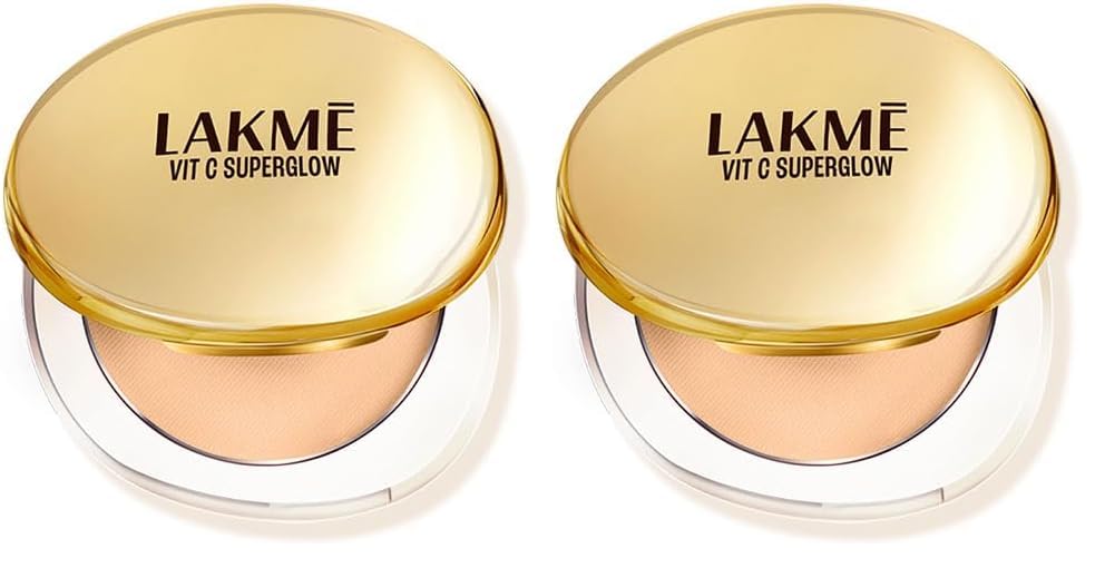 Image of Lakme Superglow Vit C Compact Sand16 8gm (Pack of 2)