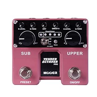 Separate Level, Tone & Pitch Controls For Sub & Upper Octaves Connect Expression Pedal For Increased Tonal Control Dry Control Allows Adjustments To Unaffected Guitar Signal Smooth Control Lets You Adjust The Instrument's Attack Store Up To 4 Presets...
