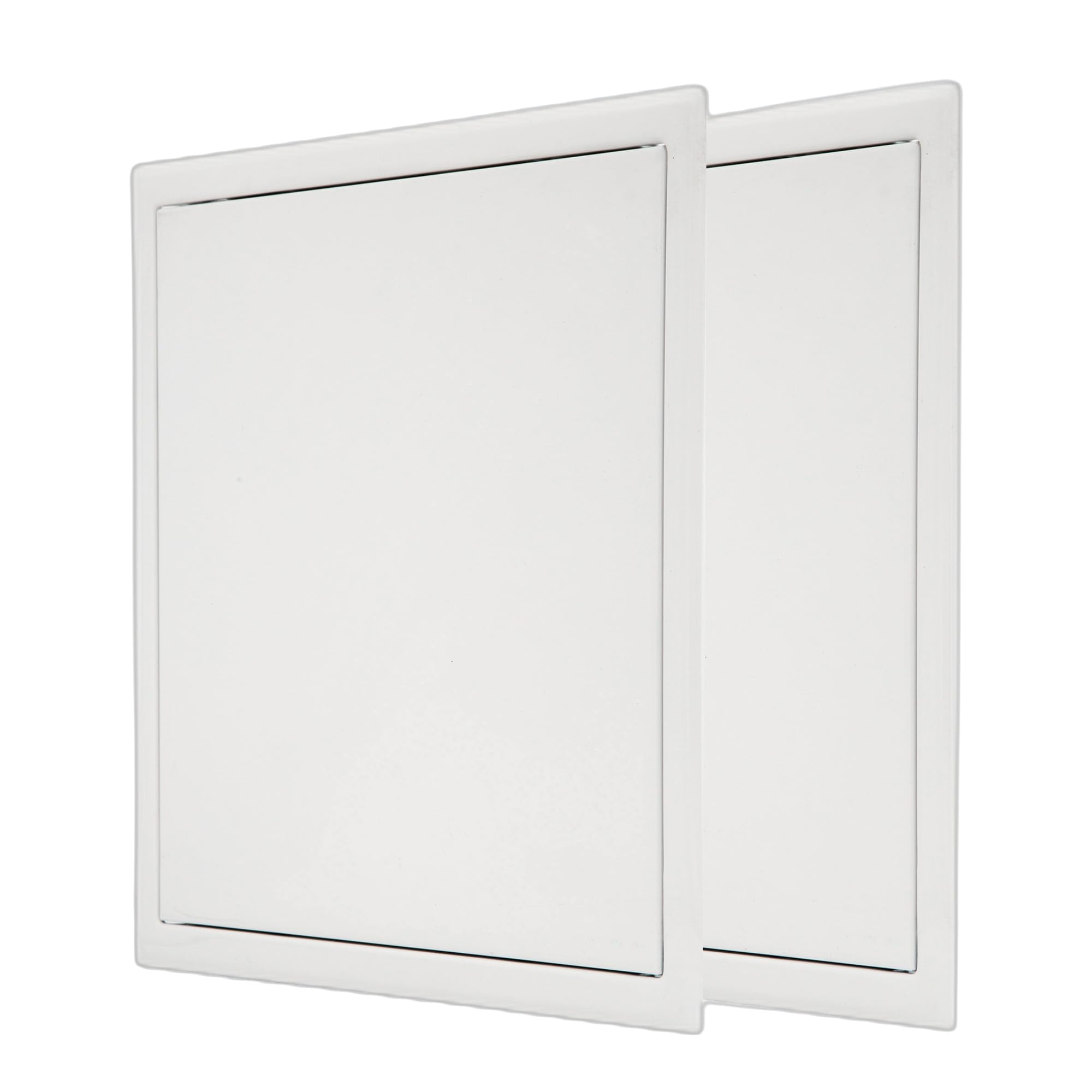 Proxinova Access Panel 500x500 mm Pack of 2 - Steel Push Lock Inspection Hatch for Wall, Ceiling, Bath Panel, Indoor & Outdoor, Fuse Box, Wires, Meters - Flush Fit