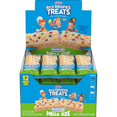 Rice Krispies Rainbow Treats, 12 Mega Bars
