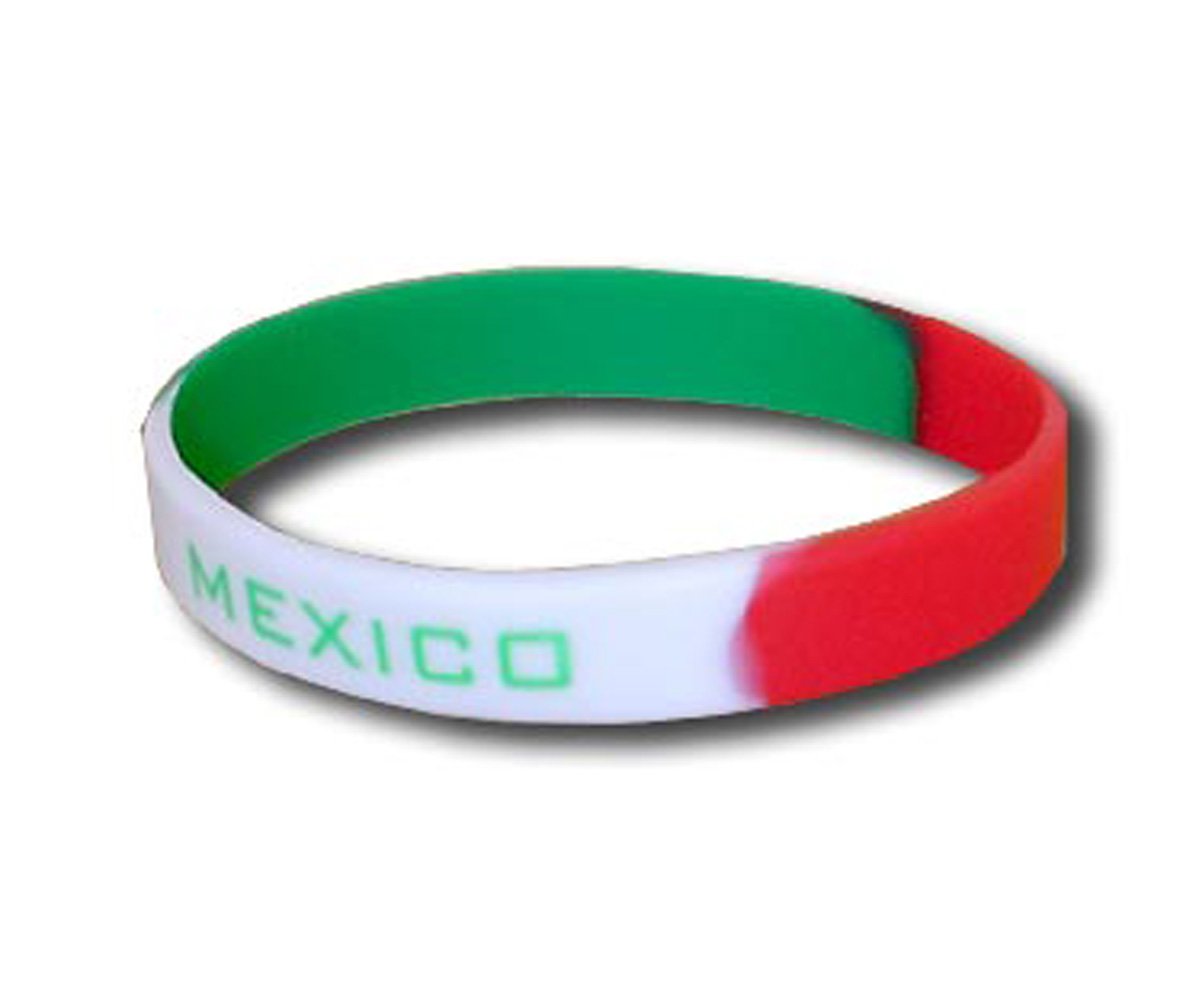 Supportershop Mexico Silicone Bracelet - Green, One Size