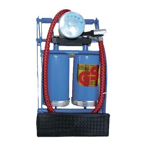 Preisvergleich Produktbild Fussluftpumpe mit Doppelzylinder