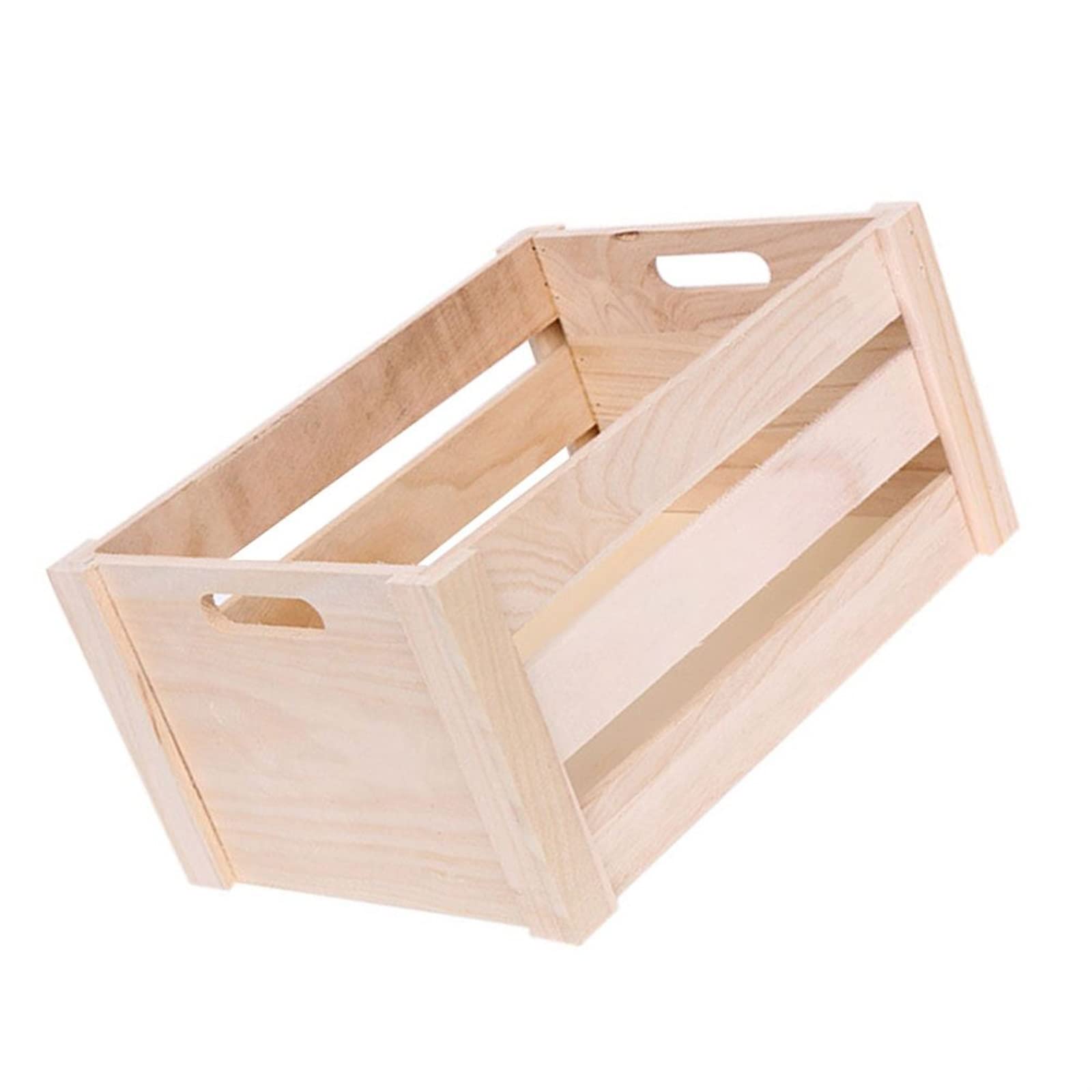 Cesto per Uova 1Pc Cassa per Merci Cassa in Legno Scatola portaoggetti in Legno Cassa per Esposizione per casa Ufficio al Coperto