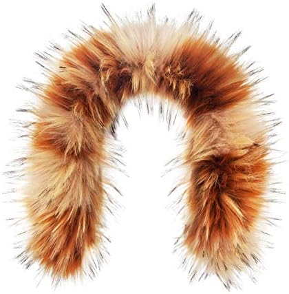 Futrzane Faux Fur Trim For Hood Replacement - Buttons Included