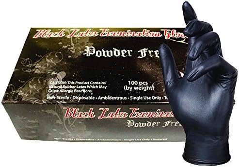 SKINTX Latex Exam Glove, Medium