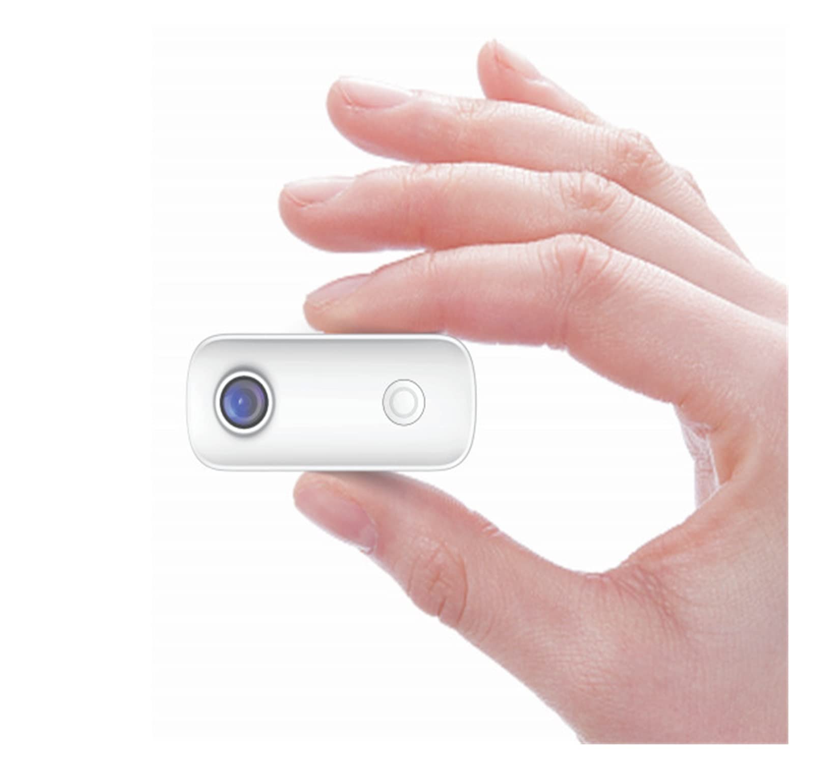 Action Cam, Mini Thumb Camera 1080P30FPS / 4K30FPS H.265 12MP 2.4G 30M Custodia Impermeabile Action Sport Videocamera DV,All'aperto, Sport, Video(C100 ADD 32GB,Oranje)