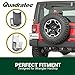 Quadratec Deluxe Hardtop Storage Hoist, Fits Jeep Wrangler JL & JK 07-23, Jeep Hardtop Storage Cart Jeep Hard Top Storage Rack Jeep Hardtop Cart Jeep Top Storage Space-Saving Hardtop Stand with Wheels