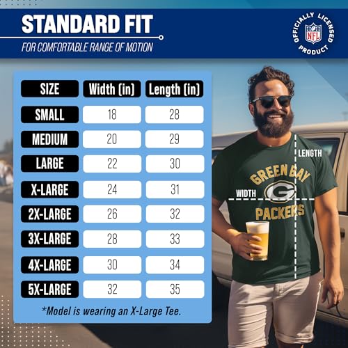 Image of NFL Gameday Cotton Blend T-Shirt for Men and Women - Licensed
