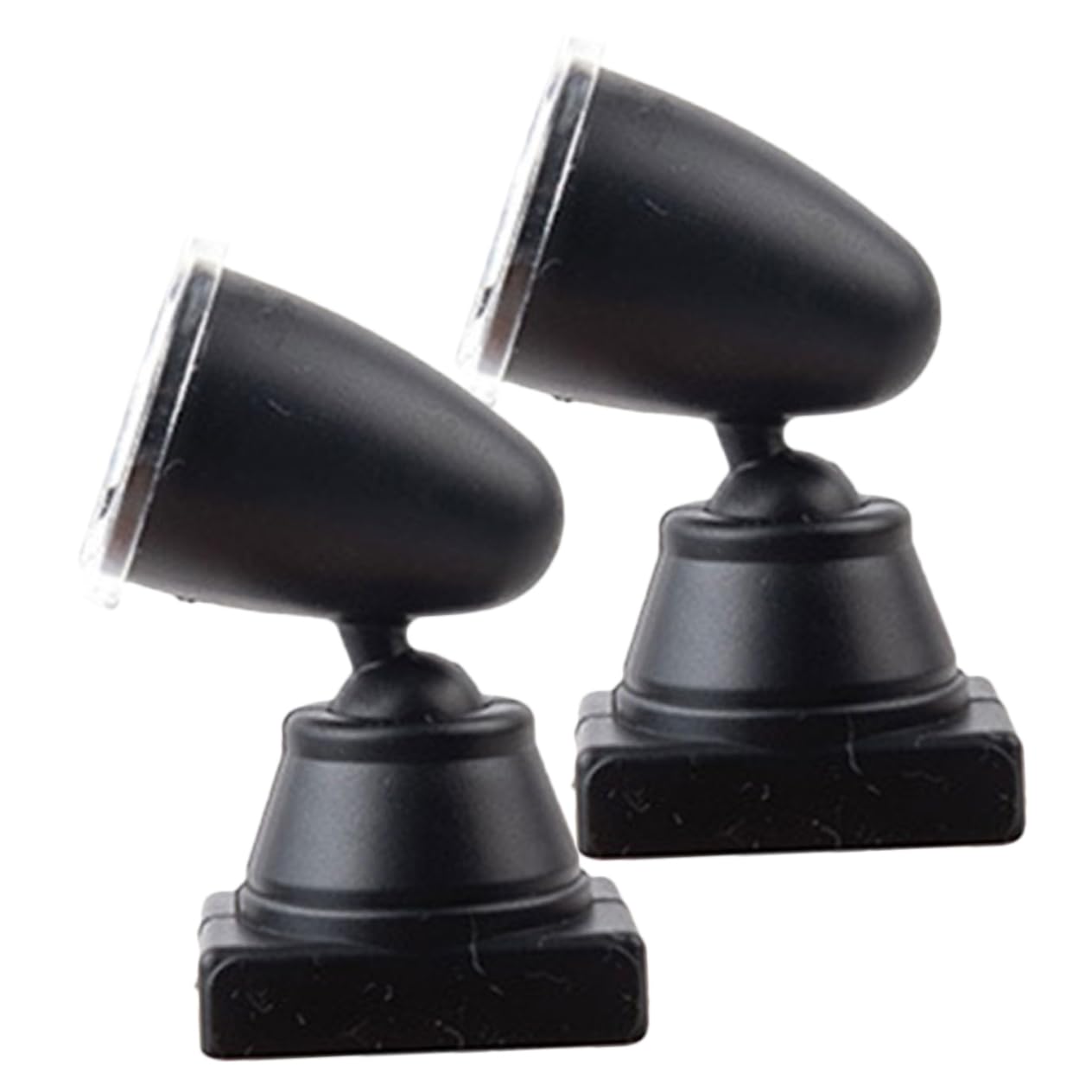 CORHAD 5sets Mini Spotlight Model Railroad Train Signal Light Table Reflector Lamp Simulated Signal Light for Model Trains 2pcs*5