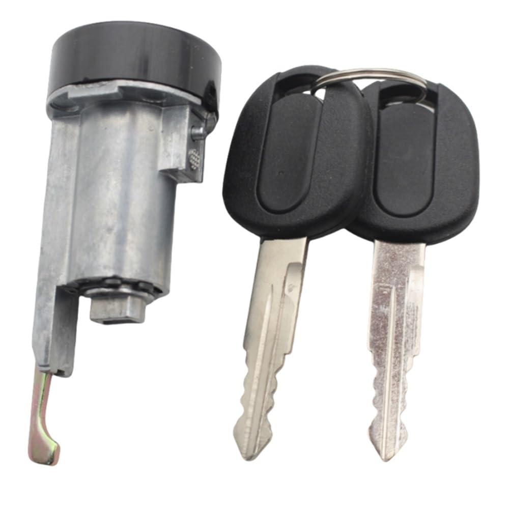 Zhjlut One Color Car Lock Cylinder Compatible With Chevrolet For Lova Car Ignition Lock Cylinder With 2Pcs Key