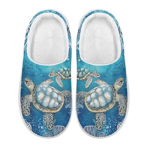 Fuzzy Slippers for Women Men Cute Animal Memory Foam Plush Warm Fuzzy Slippers Slip-on Indoor Outdoor Thick Sole