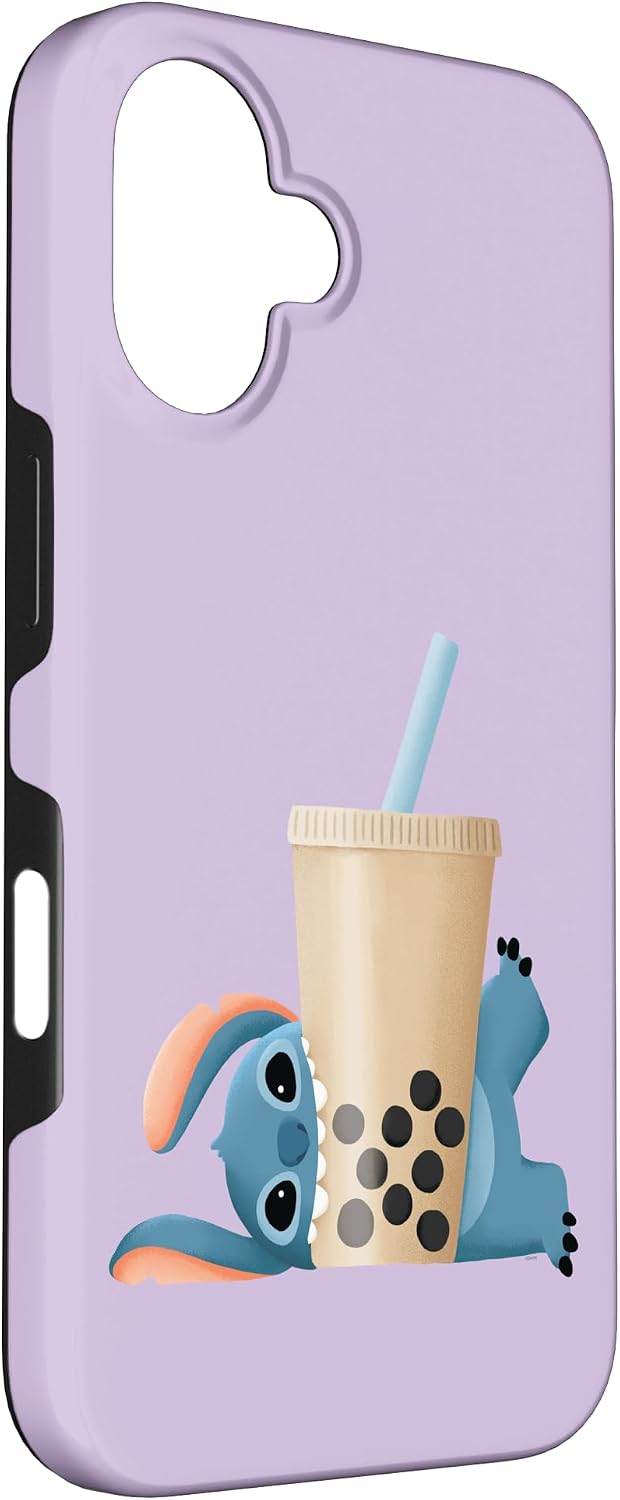 Disney Lilo & Stitch AANHPI AAPI Stitch's Boba Bubble Tea Case for iPhone 16