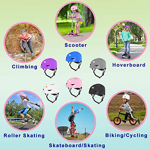 image for Dostar Skateboard Helmet for Kids Youth & Adults Bike Helmet for Multi