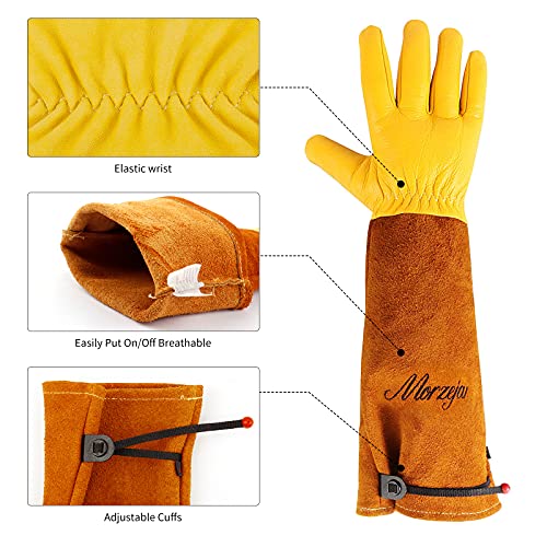 Morzejar GLOVE201102 Professional Gardening Gloves For Men&Women, Rose Pruning Gloves Thorn Proof thumb #4