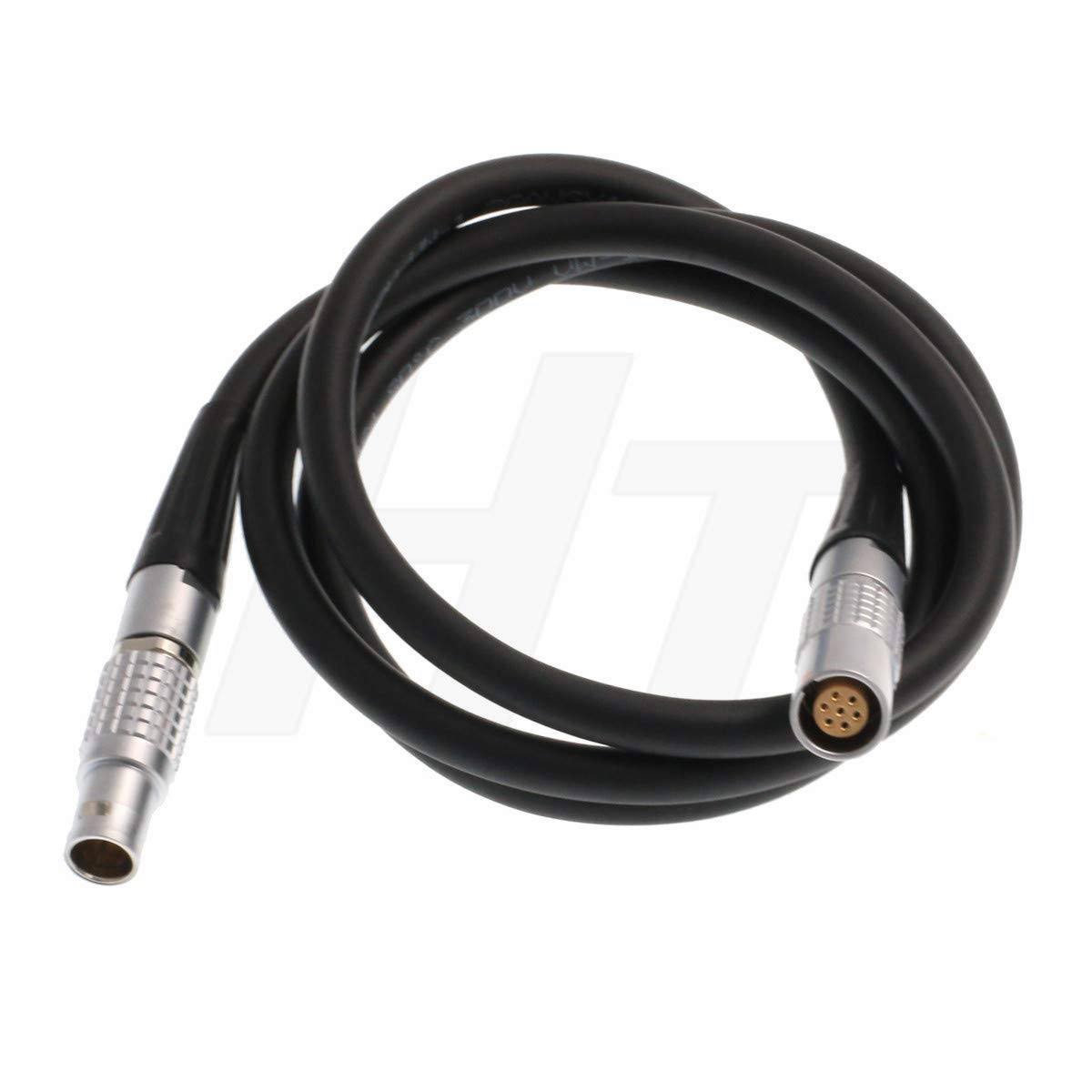 Cable de 7 pines de 5m con conectores 1B FGG PHG anticaídas para cámara de cine Alexa Mini y Norsinc 4