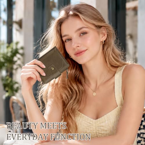 Image of Small Womens Wallet Billfold RFID Credit Card Holder Ladies Purse