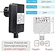 Gartenstrahler LED Netzteil Adapter 12V 2A 24W Spurleh Gartenstrahler LED Erdspieß Adapter Stecker IP44 GS Stecker Power Supply Netzteil Adapter für Gartenbeleuchtung Gartenstrahler LED