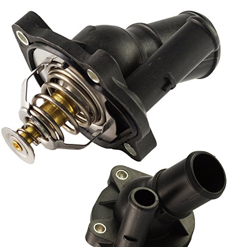 TOPAZ 3M4Z-8575-B Thermostat Assembly with Housing Compatible with 2003-2011 Ford Escape Mercury Milan Lincoln 2.0L 2.3L 2.5L