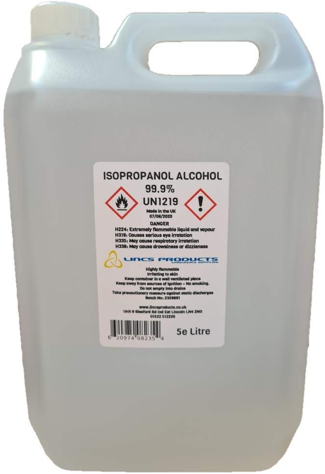 LINCS PRODUCTS® ISOPROPANOL IPA Isopropyl Alcohol 99.9% Pure 10 litres