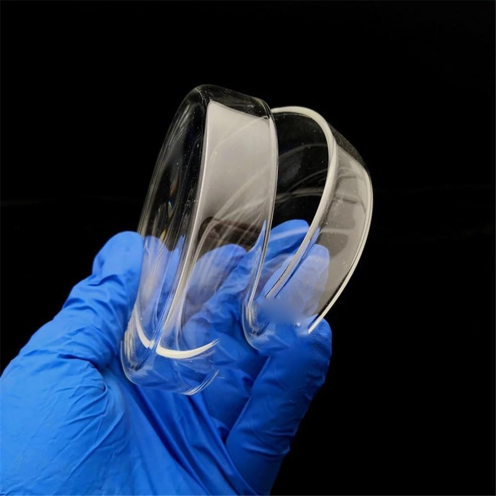 Vetreria da laboratorio Laboratorio - Piastre di coltura sterili in vetro borosilicato da 35 mm a 200 mm - Forniture di laboratorio(75mm 10pcs)