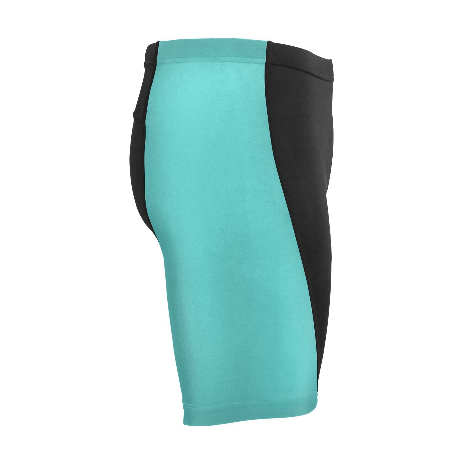 Men's Cycling Shorts, Padded Cyclings Pants, Cyclings Clothing with Leggings Worn in A Loop Medium Turquoise