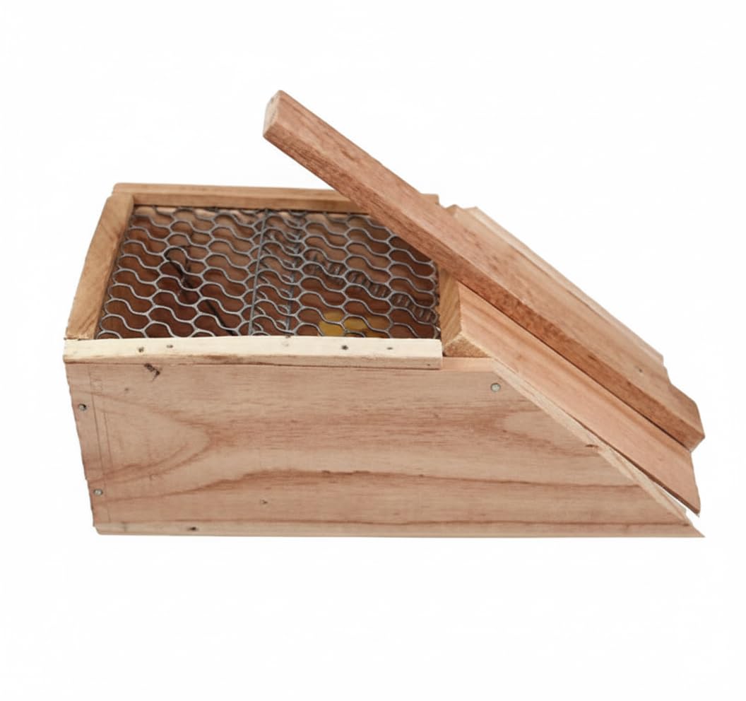 Red Champion Wooden Rat Trap Rap,Cage for Catching Rat,Mouse,Rodent,Chipmunk,Squir, Wooden Rat Trap Catcher,Traper,Mouse Cag, Squirrels 1/Unit-image-4