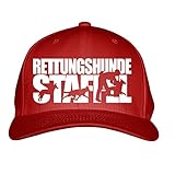siviwonder Cap - RETTUNGSHUNDESTAFFEL Staffel Rettungshund -Hundesport HS - Baumwoll 6-Panel red