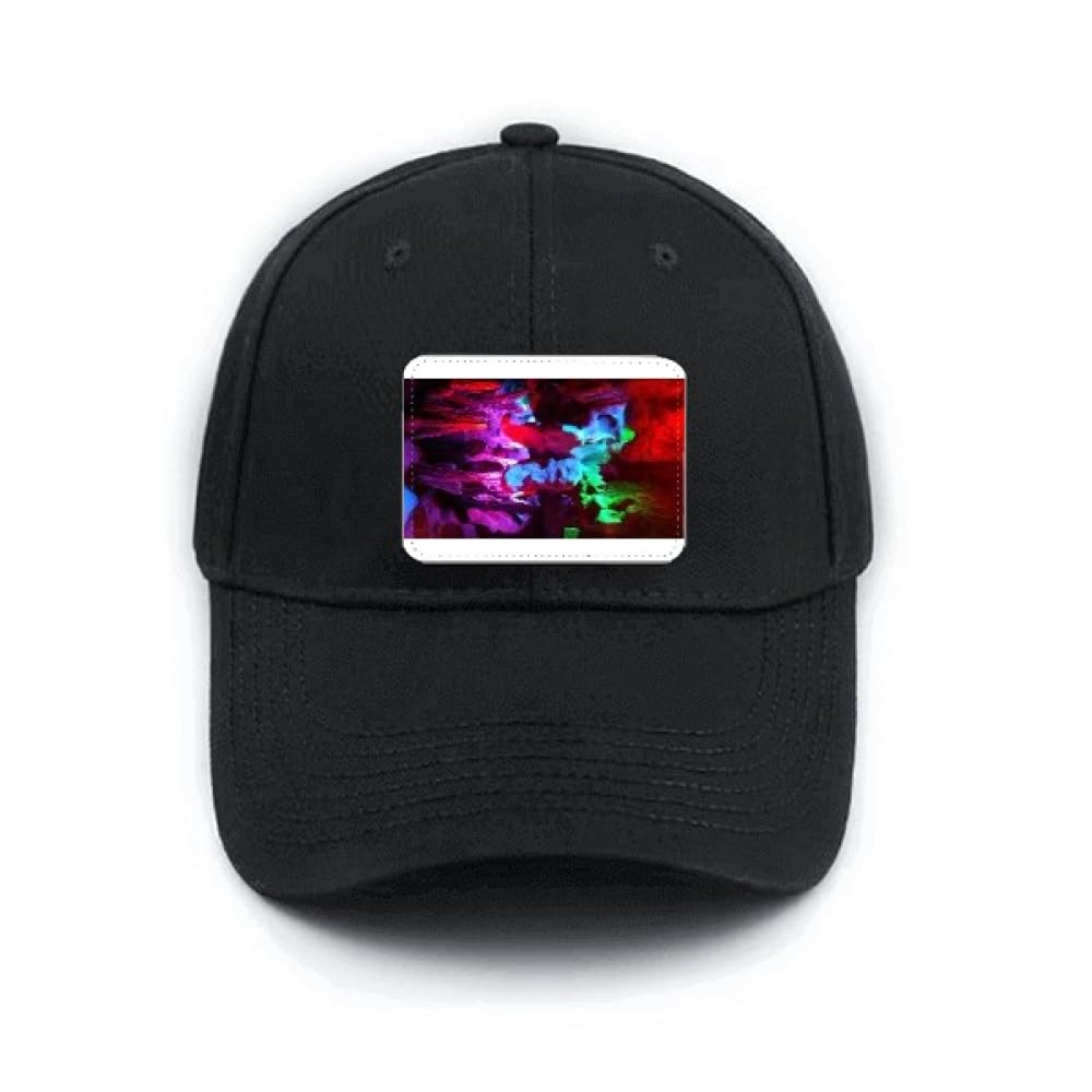 Casquette de baseball noire Karst Cave ajustable coton été